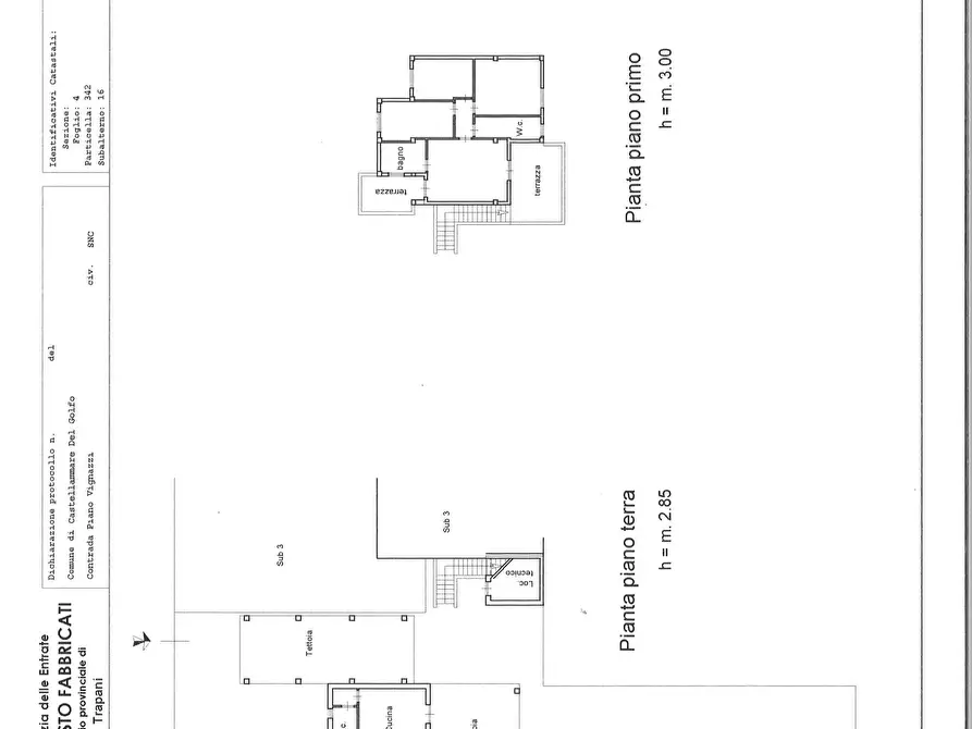 Immagine 30 di Villetta a schiera in vendita  a Castellammare Del Golfo