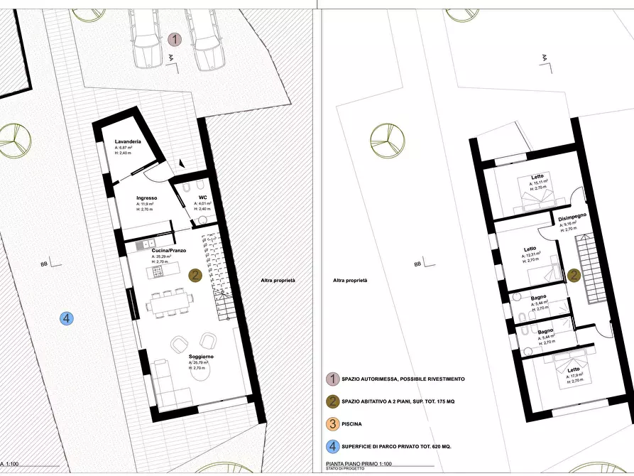 Immagine 6 di Porzione di casa in vendita  a Villadose