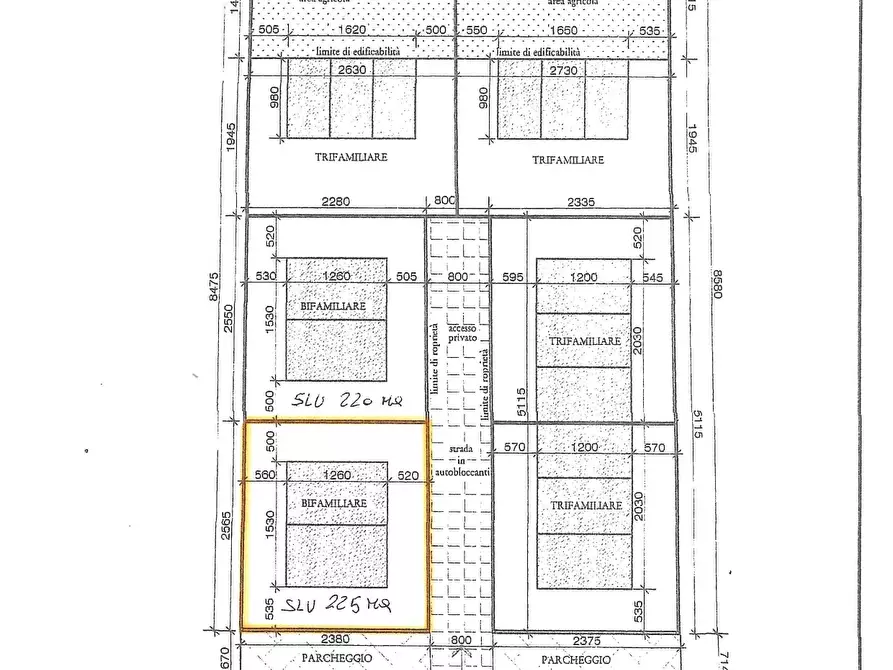Immagine 2 di Terreno edificabile in vendita  in Strada Rovere Santa 39/a a Sissa Trecasali