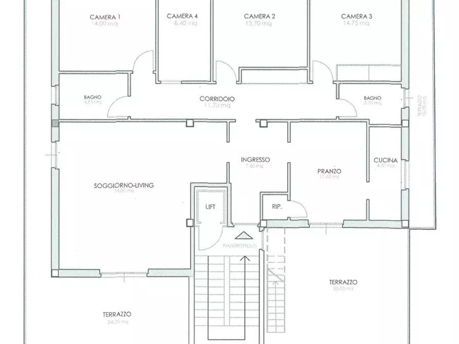 Immagine 36 di Attico in vendita  a Ostra