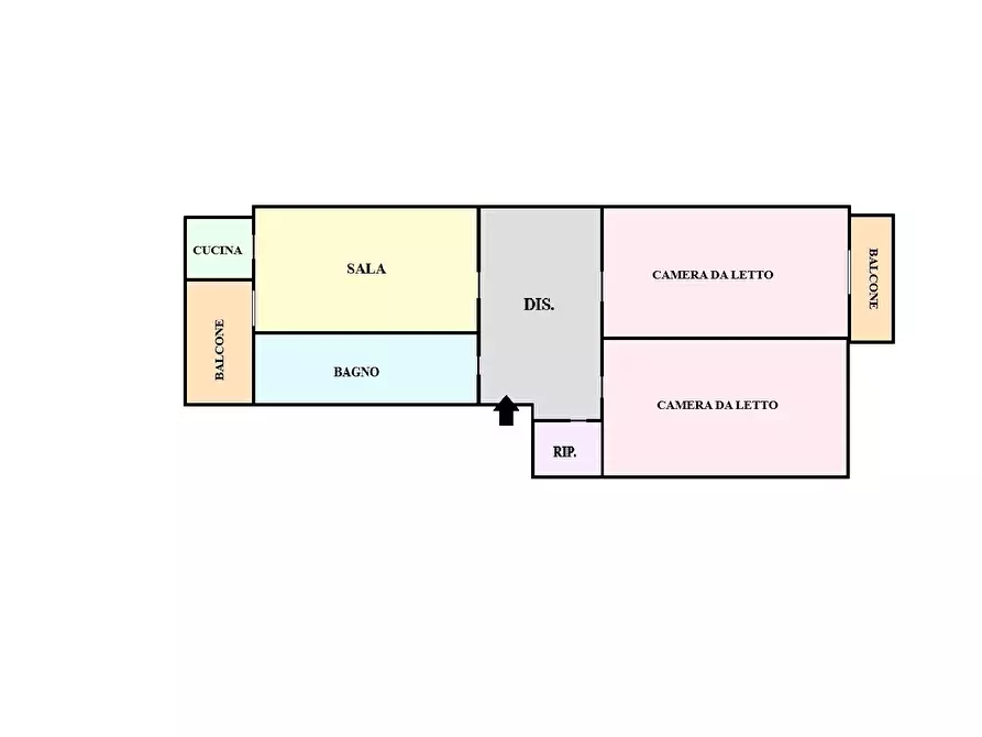 Immagine 28 di Trilocale in vendita  in Via Aosta 60 a Torino