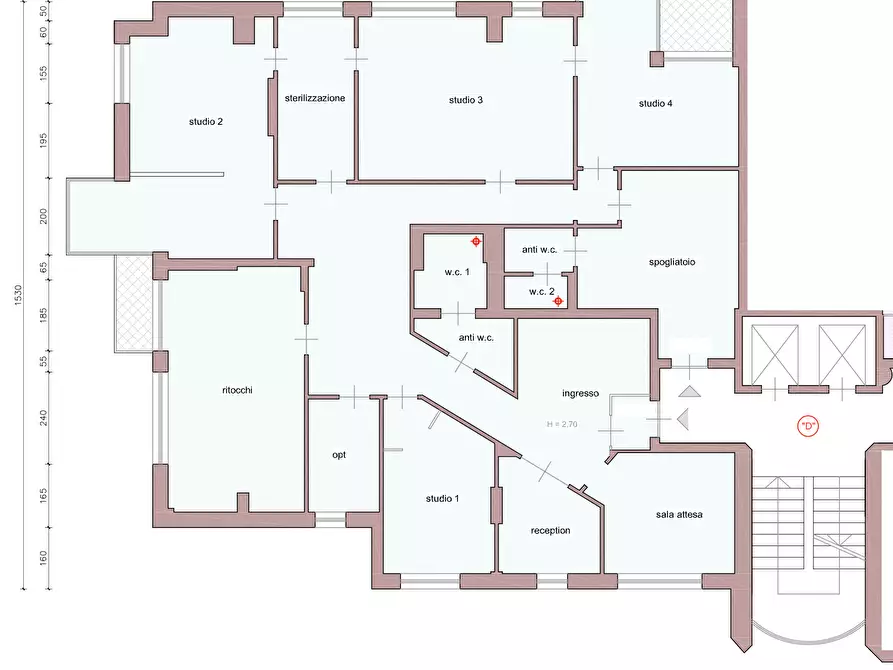 Immagine 38 di Ufficio in vendita  in Corso Statuto sn a Mondovì