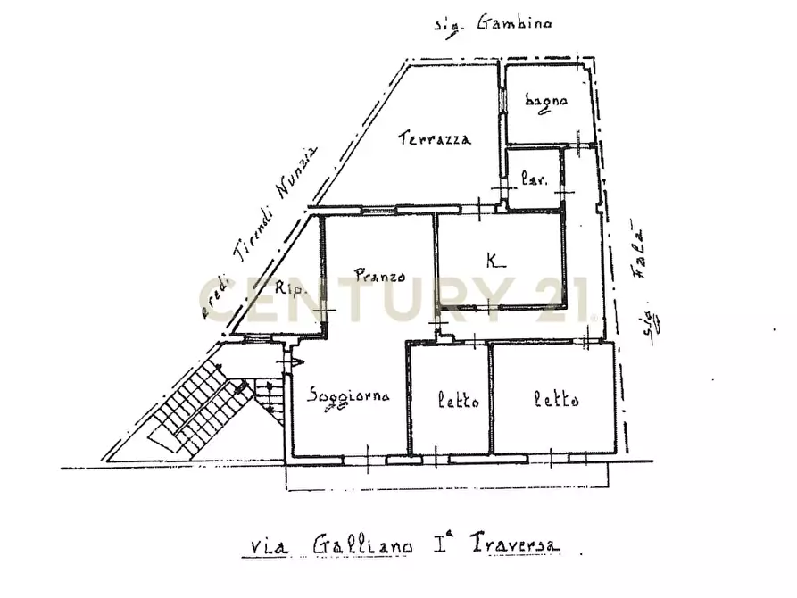 Immagine 42 di Porzione di casa in vendita  in Via Galliano 15 a Misterbianco