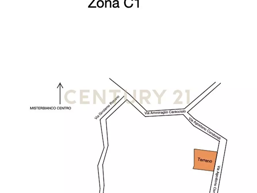 Immagine 1 di Terreno edificabile in vendita  in Via Agostino Condorelli 27 a Misterbianco