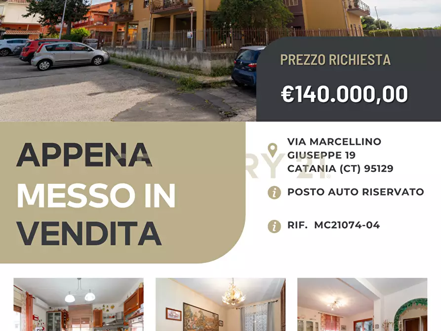 Immagine 1 di Quadrilocale in vendita  in Via Marcellino Giuseppe 19 a Catania