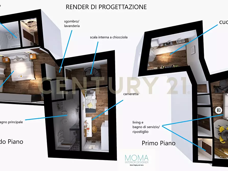 Immagine 15 di Bilocale in vendita  in Via Pinelli 9 a Abbadia San Salvatore