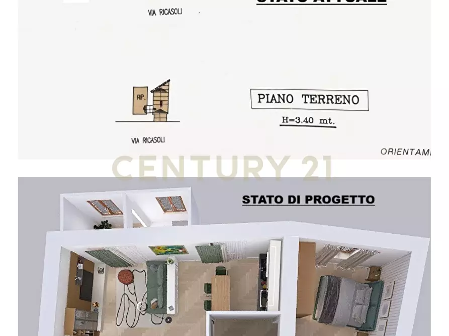 Immagine 38 di Pentalocale in vendita  in Via Ricasoli 15 a Arcidosso