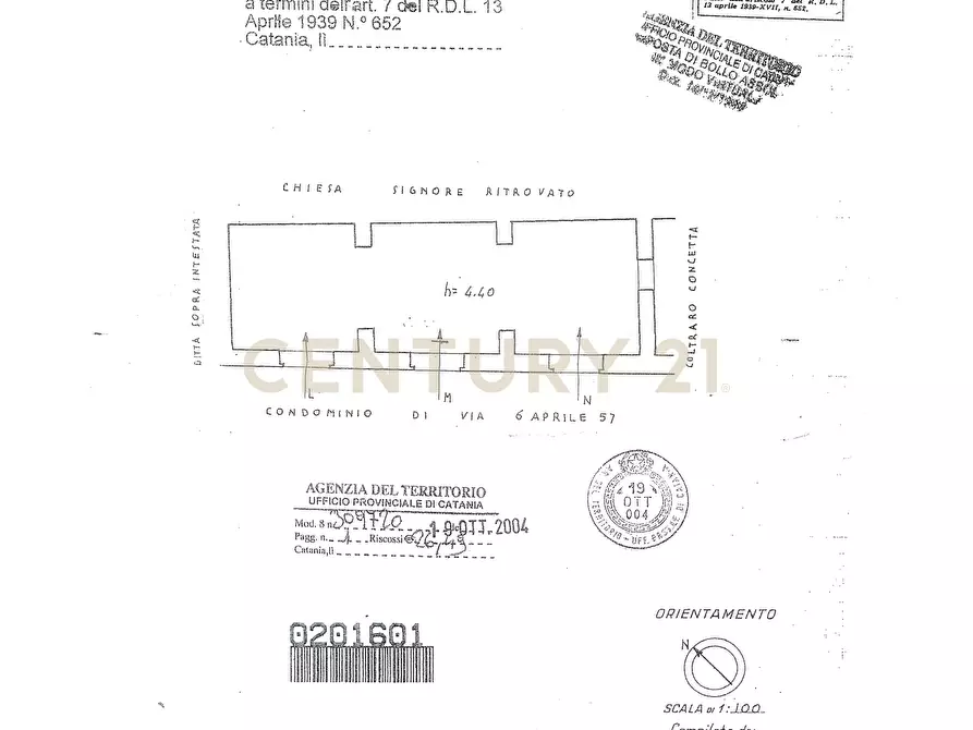 Immagine 37 di Locale commerciale in vendita  in Via 6 Aprile 61 a Catania