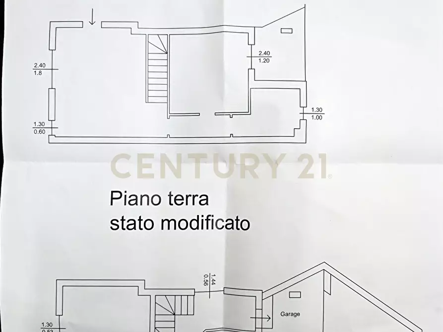 Immagine 7 di Porzione di casa in vendita  in Via  osticcio a Montalcino