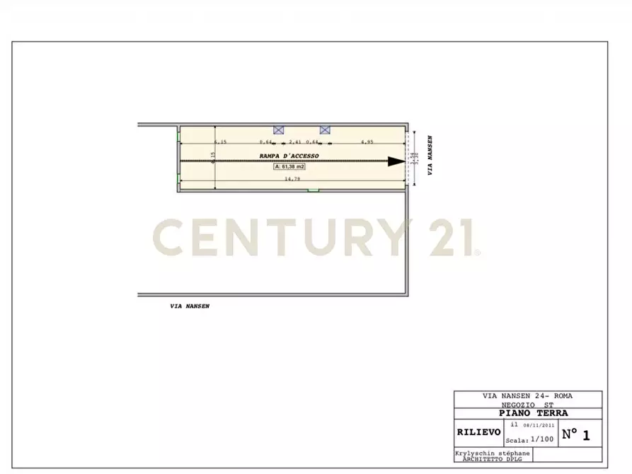 Immagine 24 di Locale commerciale in vendita  in Via Federico Nansen 24 a Roma