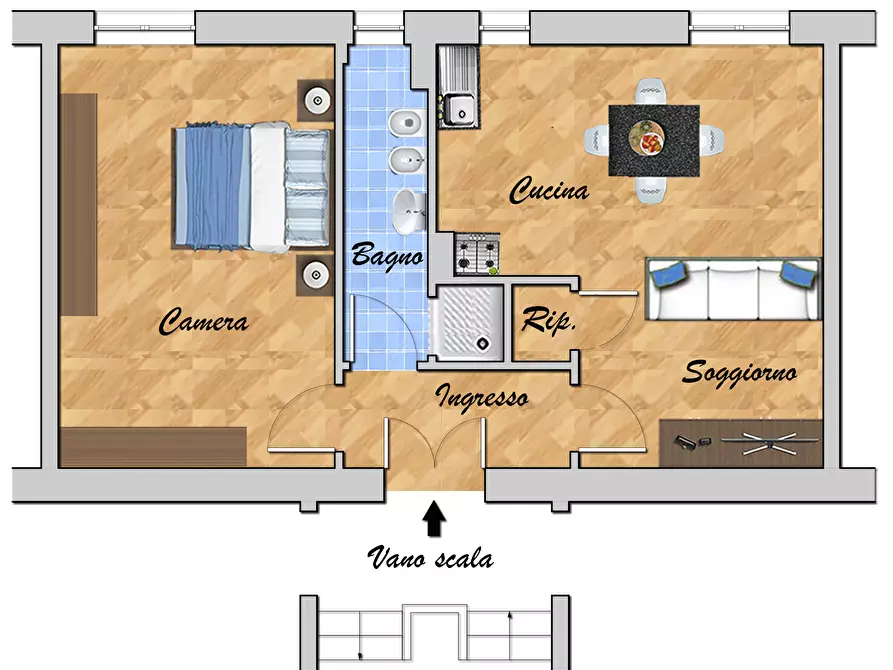 Immagine 24 di Bilocale in vendita  in VIA PIERO MARONCELLI 1 a Genova