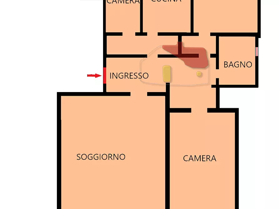 Immagine 35 di Quadrilocale in vendita  in Via Legnano 10 a San Remo