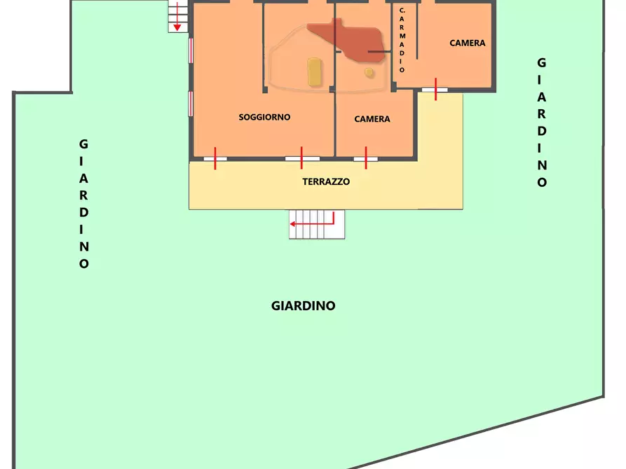 Immagine 34 di Quadrilocale in vendita  in Corso Felice Cavallotti 340 a San Remo