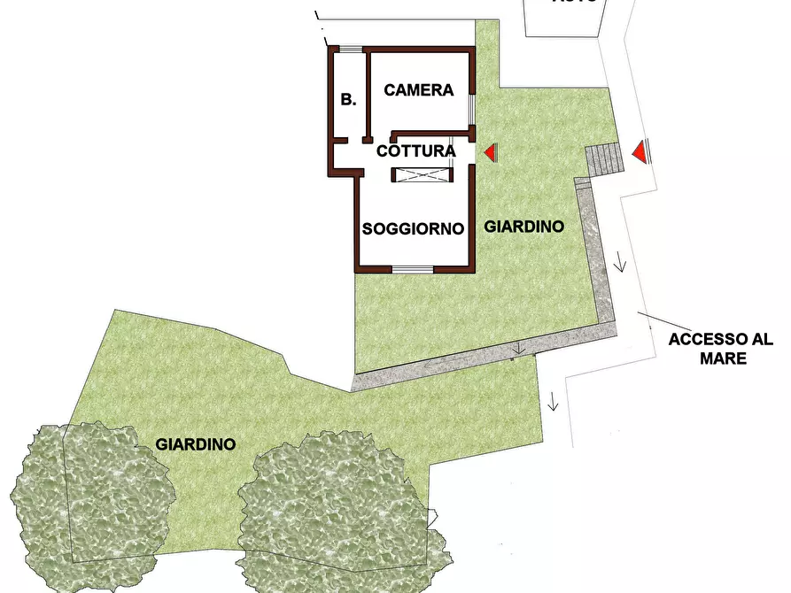 Immagine 40 di Bilocale in vendita  in Via Romagneno 64 a Recco