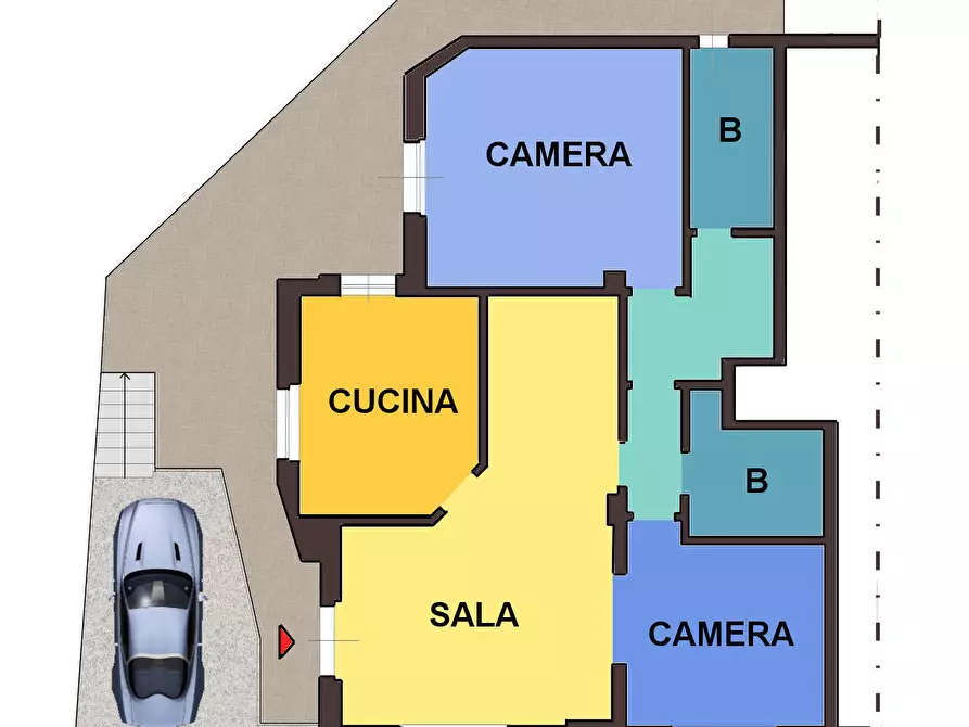 Immagine 28 di Quadrilocale in vendita  a Camogli