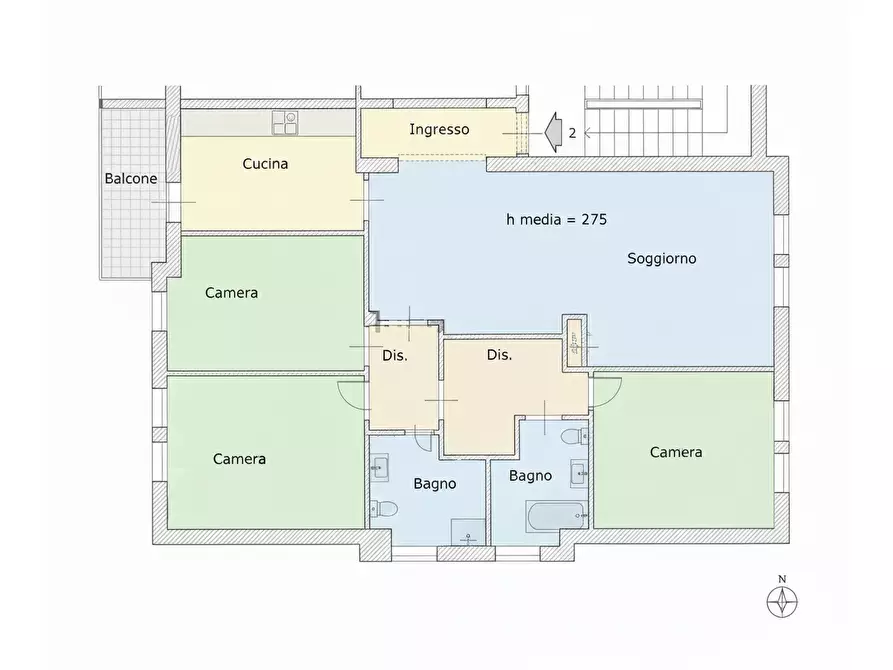 Immagine 19 di Quadrilocale in vendita  in Via Ronchi San Francesco da Paola 25 a Brescia