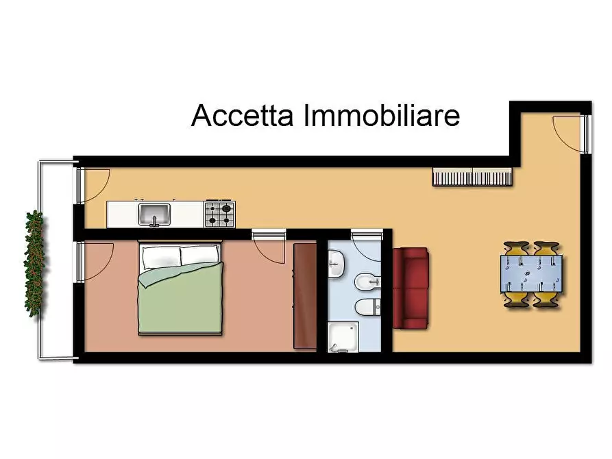 Immagine 12 di Bilocale in vendita  in Via Vascelli 35 a Taranto