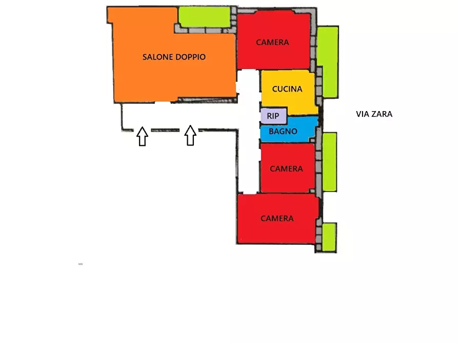 Immagine 16 di Quadrilocale in vendita  in Via Zara 66 a Salerno