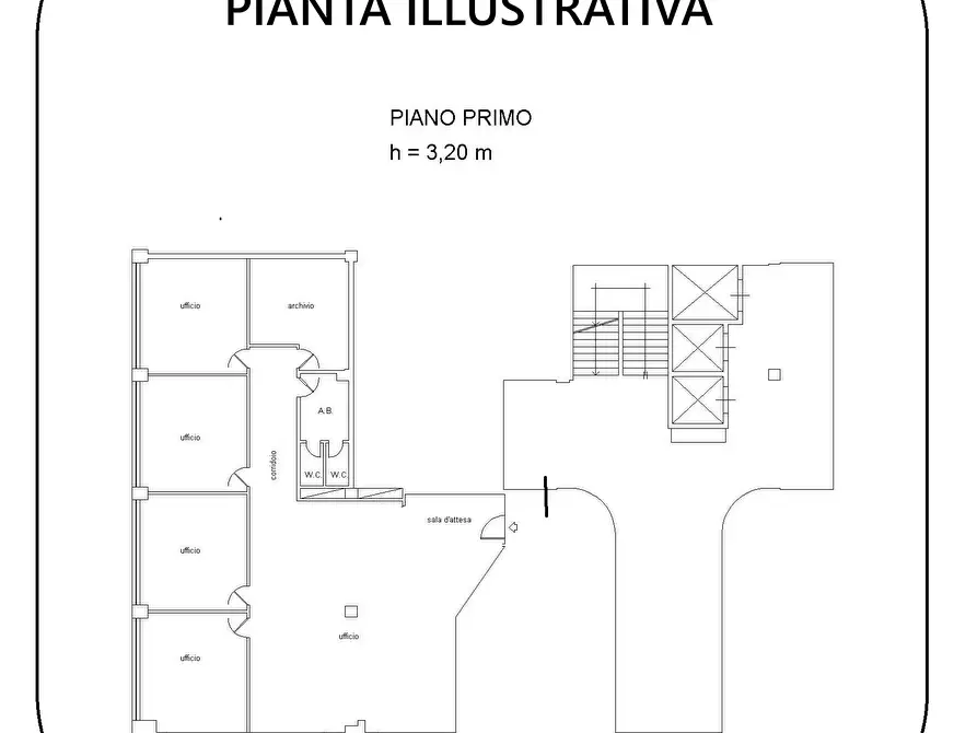 Immagine 11 di Ufficio in vendita  in Via Pomezia a San Benedetto Del Tronto