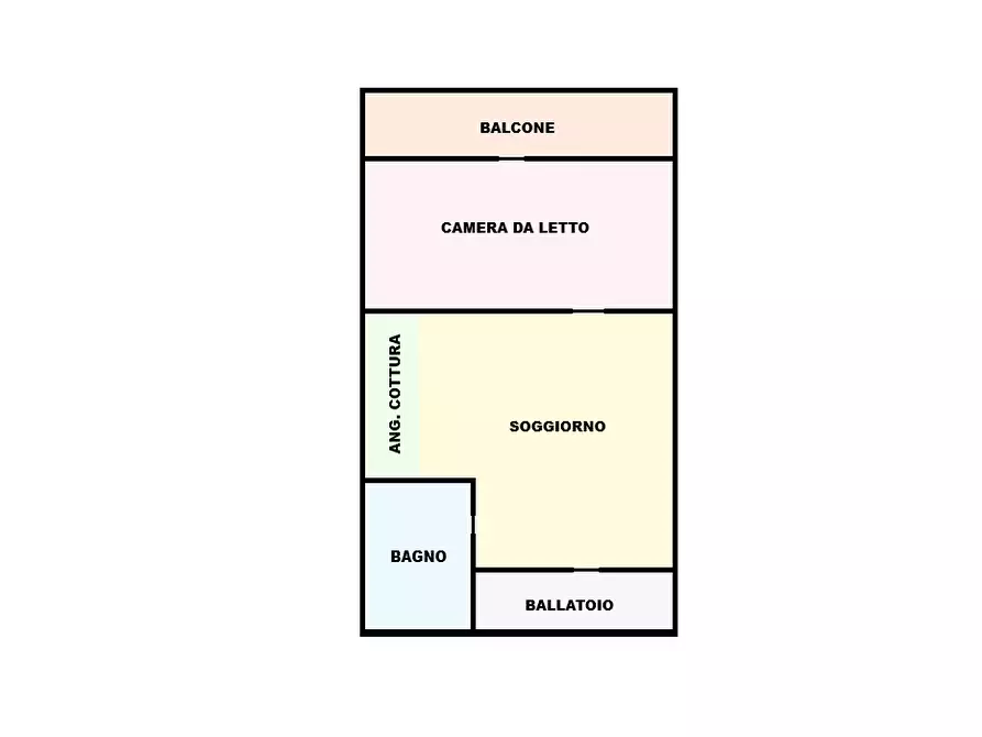 Immagine 21 di Bilocale in vendita  in Via Elvo 12 a Torino