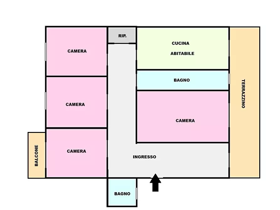 Immagine 27 di Pentalocale in vendita  in Via Michele Buniva 4 a Torino