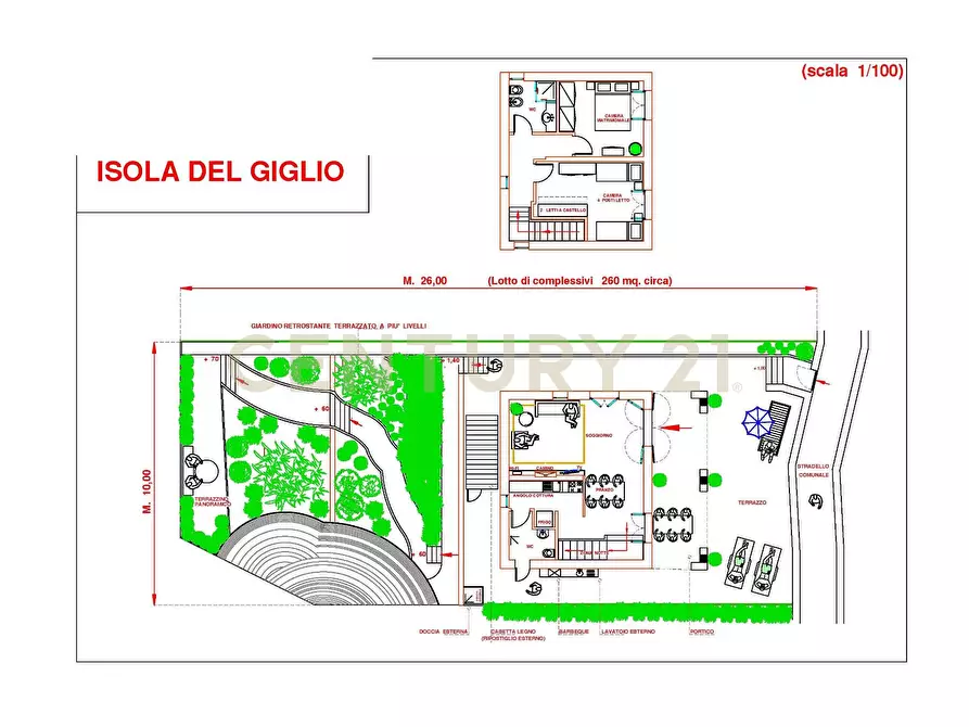 Immagine 26 di Quadrilocale in vendita  in Via Forconata a Monte Argentario