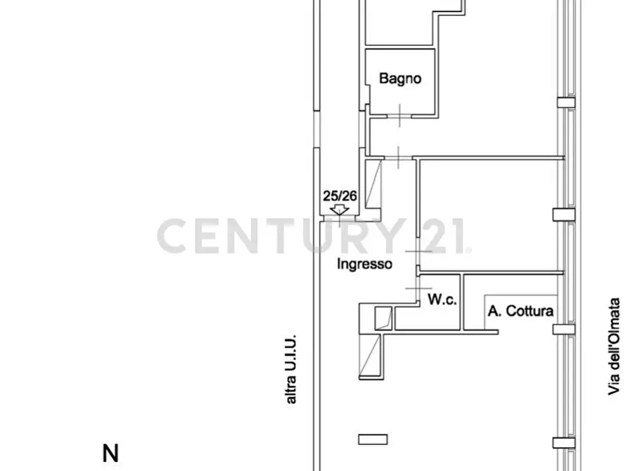 Immagine 25 di Trilocale in vendita  in Via dell'Olmata 30 a Roma