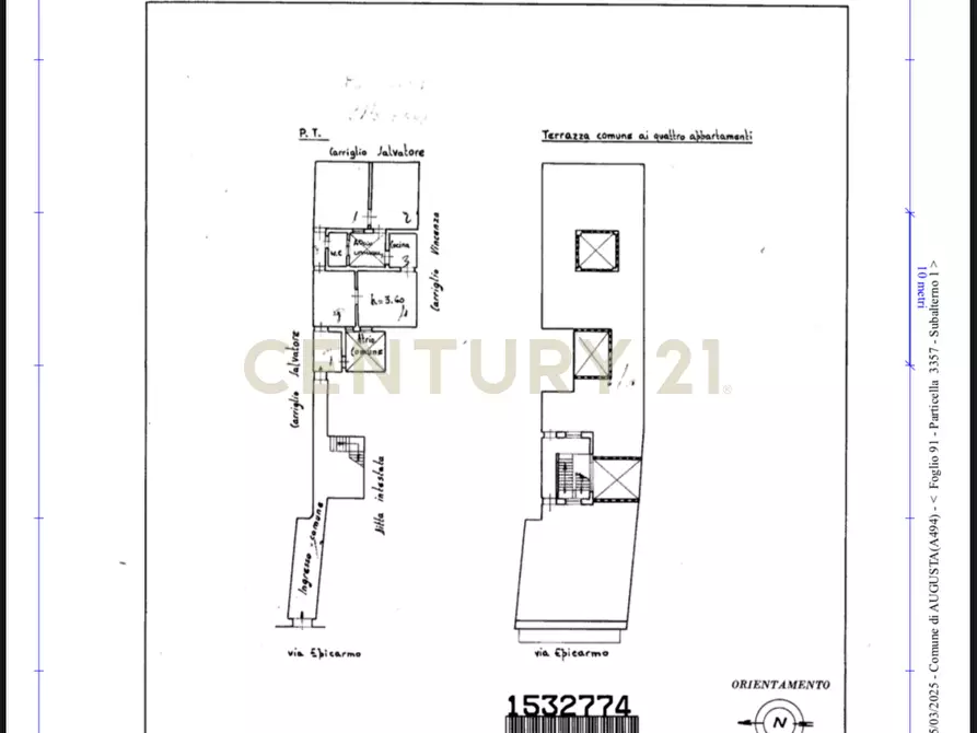 Immagine 65 di Pentalocale in vendita  in Via Epicarmo 196 a Augusta