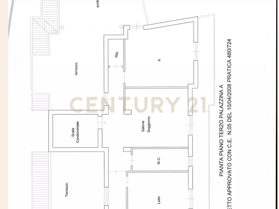 Immagine 83 di Attico in vendita  in Via Finocchiari 12 a Aci Catena