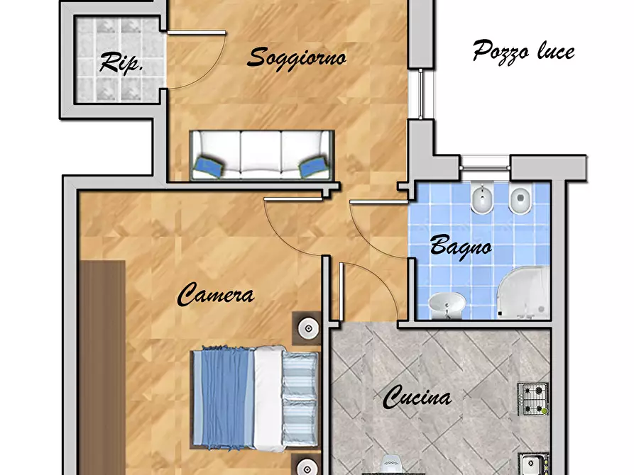 Immagine 24 di Bilocale in vendita  in VIA MOLFINO 6 a Genova