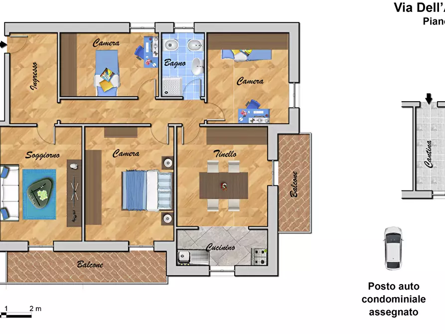 Immagine 38 di Quadrilocale in vendita  in VIA DELL'ALLORO 7 a Genova