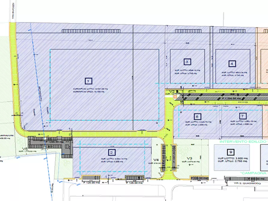 Immagine 3 di Terreno industriale in vendita  a Torrile