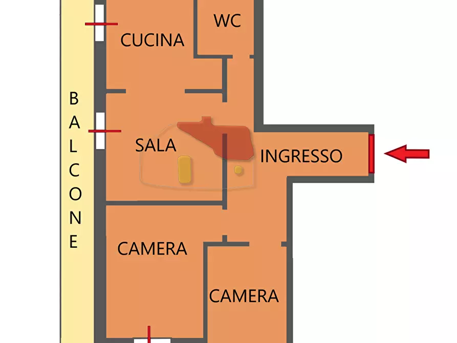 Immagine 12 di Trilocale in vendita  in Via Dante Alighieri 100 a San Remo
