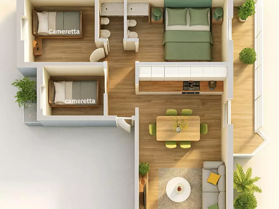 Immagine 1 di Appartamento in vendita  a Marano Di Napoli