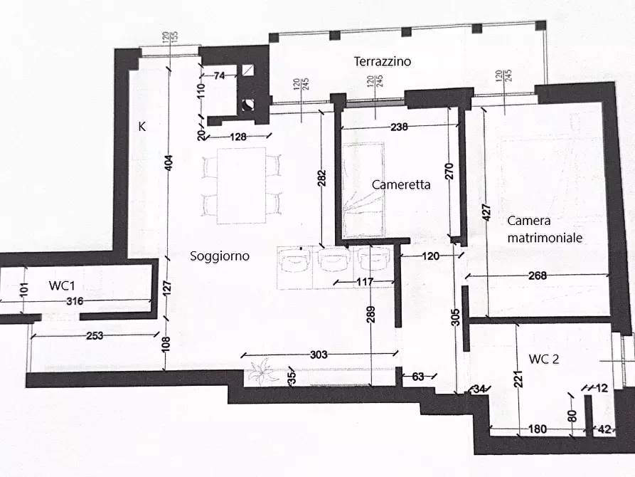 Immagine 47 di Trilocale in affitto  in Via Luigi Soderini 47 a Milano