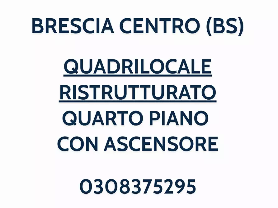Immagine 1 di Quadrilocale in vendita  in Corso Palestro a Brescia