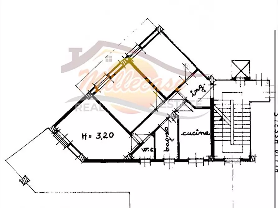 Immagine 17 di Trilocale in vendita  in CORSO GELONE a Siracusa