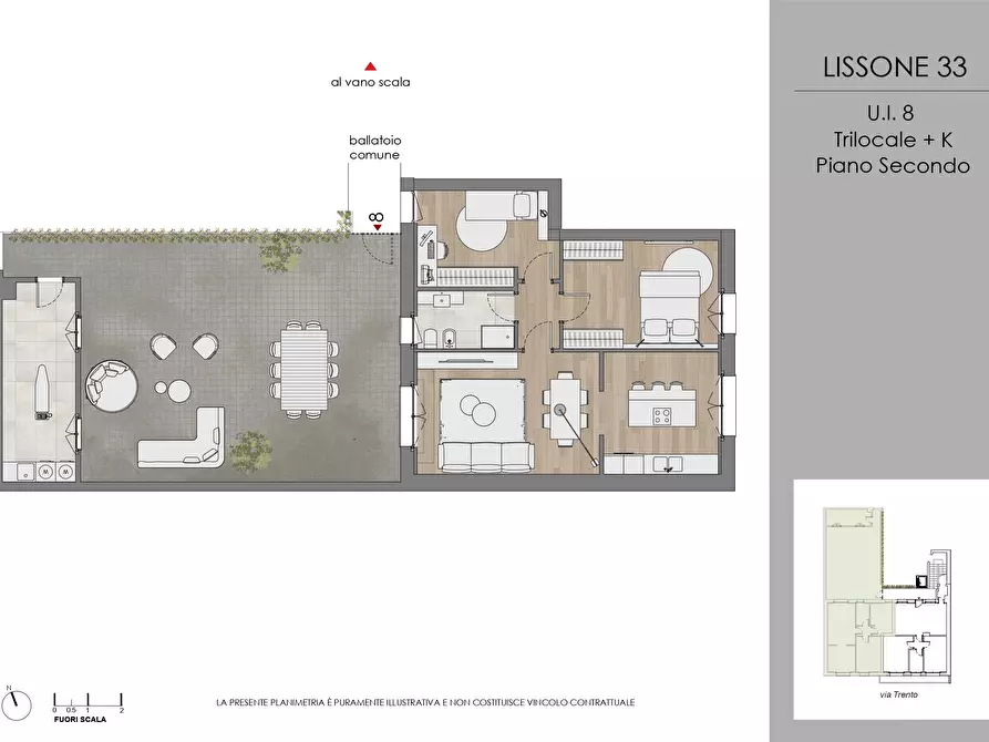 Immagine 32 di Trilocale in vendita  in Via Trento 33 a Lissone