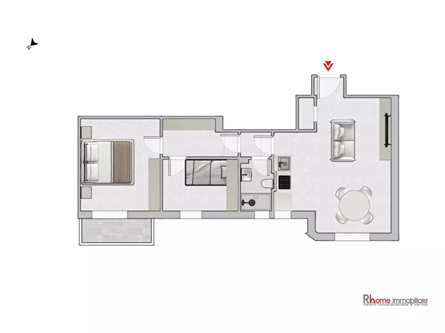 Immagine 13 di Trilocale in vendita  in CIRCONVALLAZIONE NOMENTANA a Roma