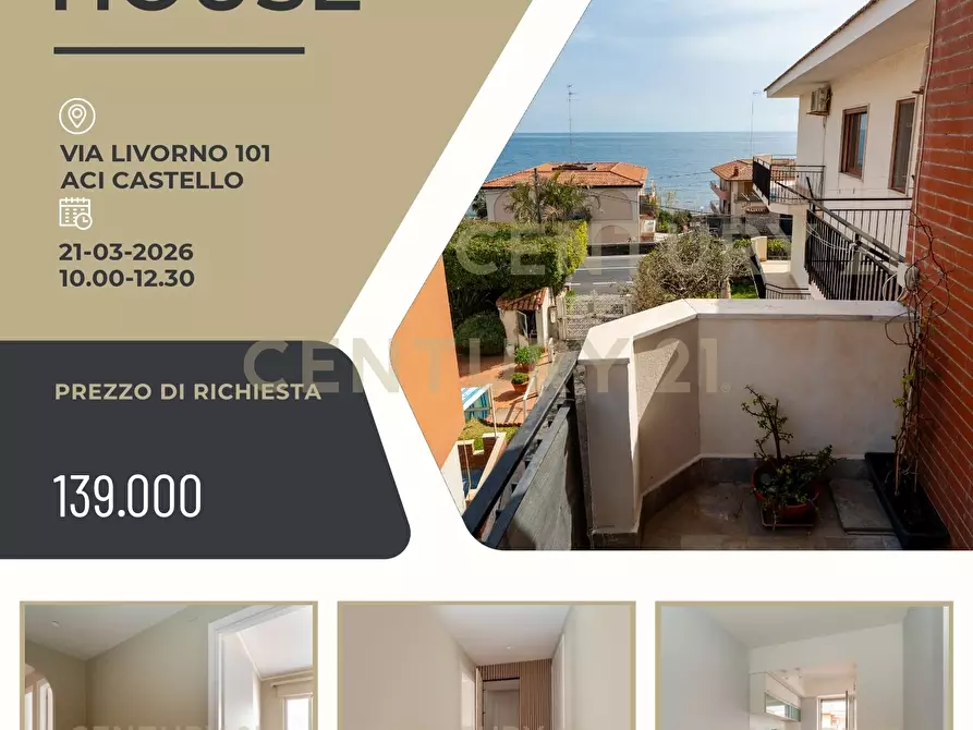 Immagine 1 di Trilocale in vendita  in Via Livorno 101 a Aci Castello