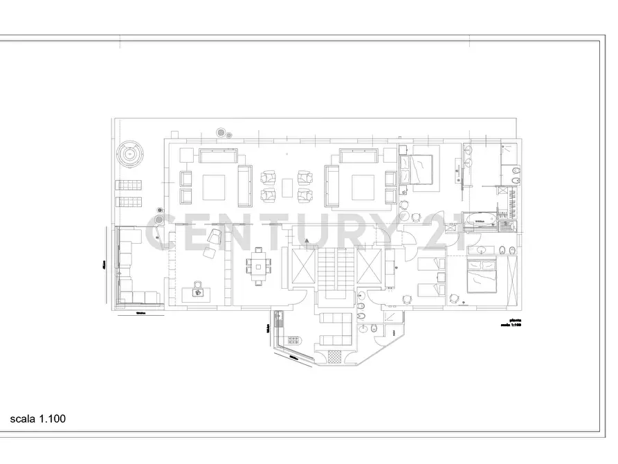 Immagine 59 di Attico in vendita  in Via Firenze 6 a Catania