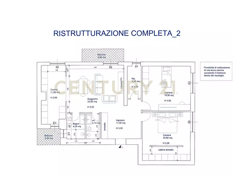 Immagine 45 di Trilocale in vendita  a Grosseto
