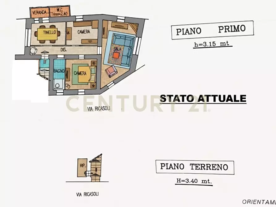 Immagine 37 di Pentalocale in vendita  in Via Ricasoli 15 a Arcidosso