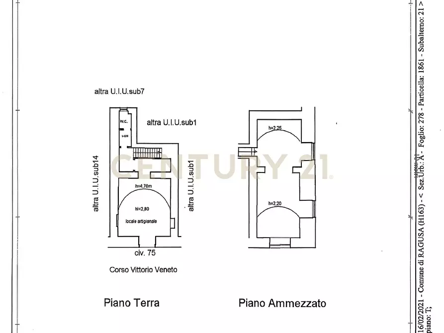 Immagine 15 di Ufficio in vendita  in Corso Vittorio Veneto 75 a Ragusa