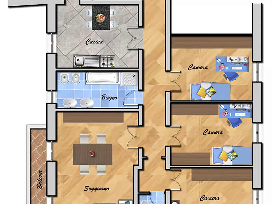 Immagine 71 di Pentalocale in vendita  in VIA PAVIA 6 a Genova