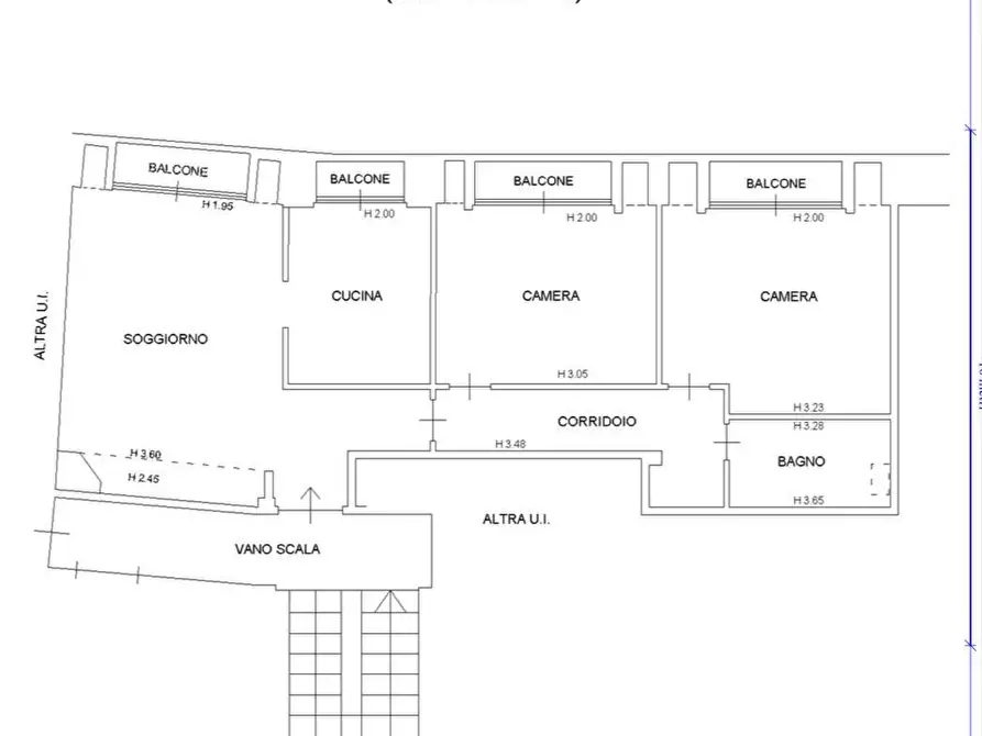 Immagine 4 di Bilocale in vendita  in Via Martiri della resistenza a Ancona