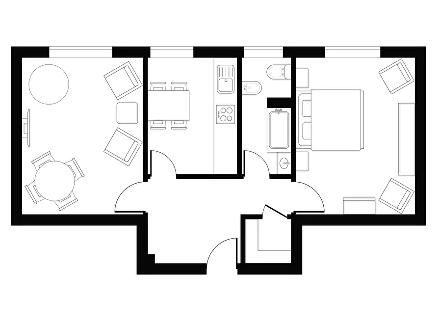Immagine 23 di Bilocale in vendita  in Corso Matuzia 149 a San Remo