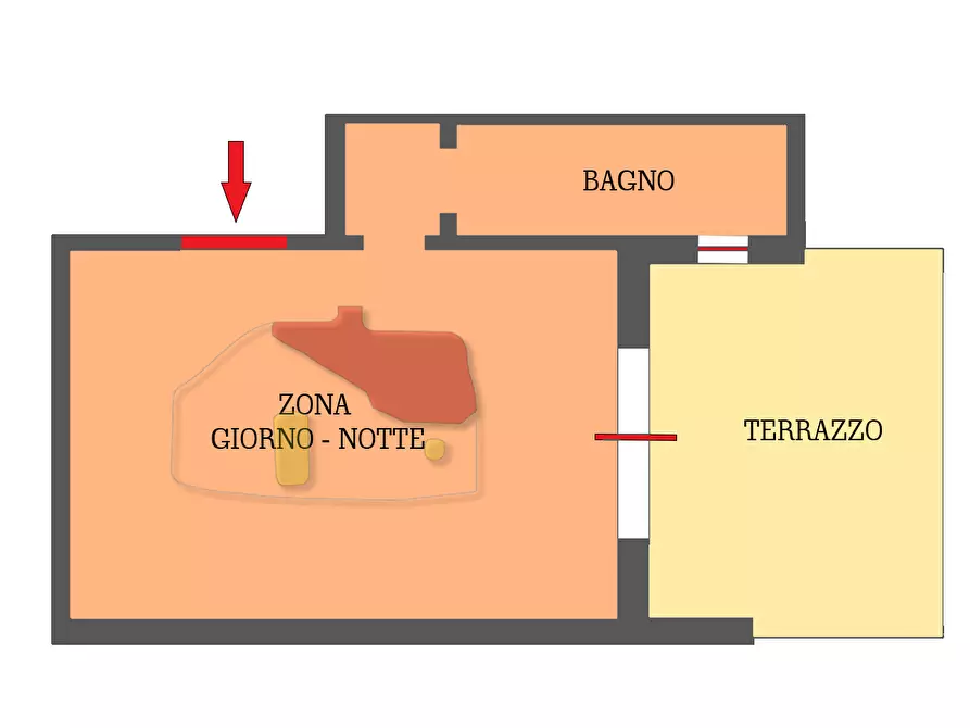 Immagine 13 di Monolocale in vendita  in Strada Solaro 121 a San Remo