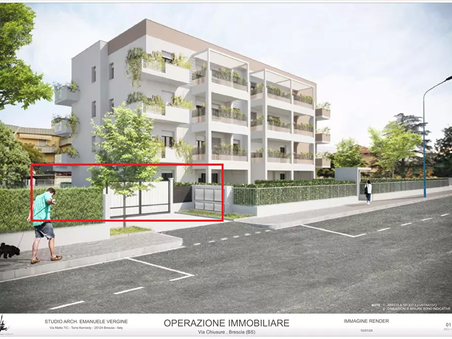 Quadrilocale in vendita in Via Chiusure 102 a Brescia