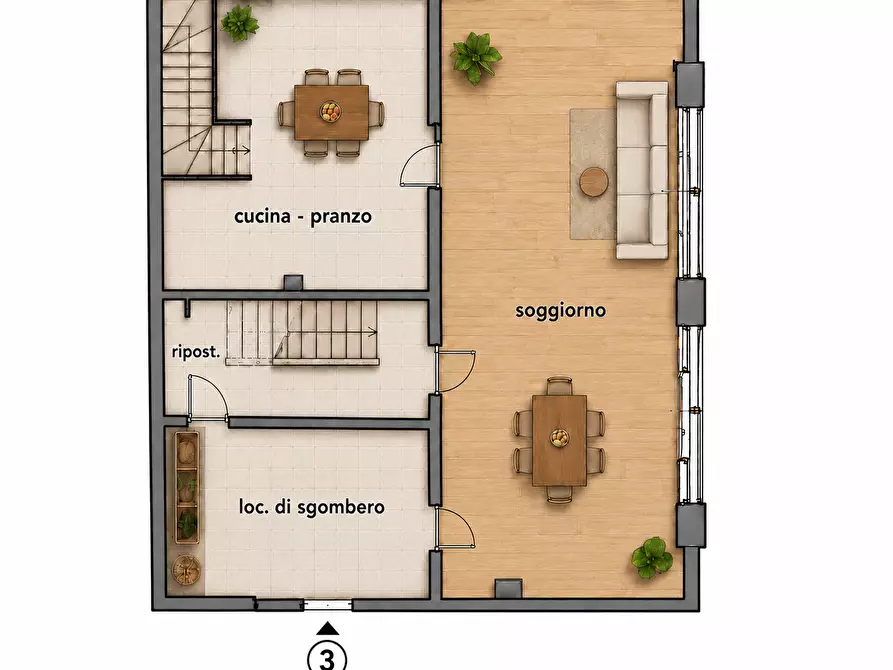 Immagine 38 di Villa in vendita  in vicinale papa 675 a Cesena